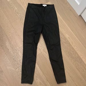 Black Coated Rn 108879 Skinny Jeans - Size Large